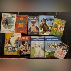 Lot Of 10 Vintage antique Children's Books estate sale